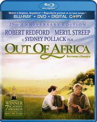 Out of Africa (Combo Blu-ray + DVD + Copie Numérique) (Blu-ray) (Bilingue)