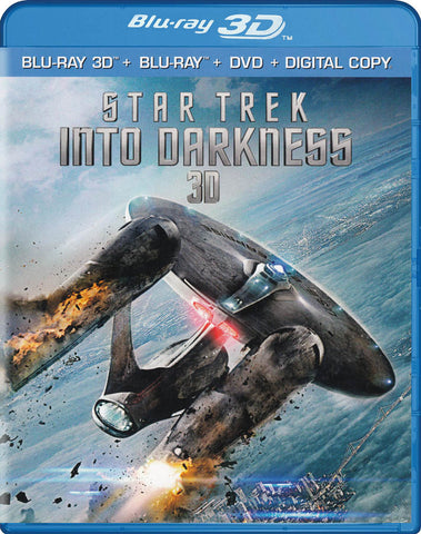 Star Trek Into Darkness (Blu-ray 3D + Blu-ray + DVD + Digital Copy) (Blu-ray) BLU-RAY Movie 