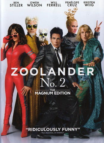 Zoolander No. 2 (The Magnum Edition) DVD Movie