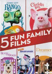 5 Fun Family Films (Rango / Charlotte s Web / Hotel for Dogs / Barnyard / Dreamer)