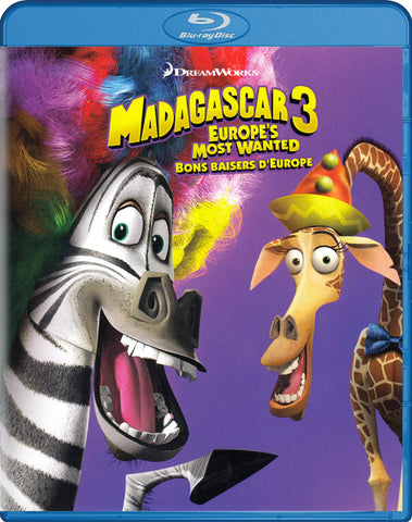 Madagascar 3: Europe's Most Wanted (Bilingual) (Blu-ray) BLU-RAY Movie 