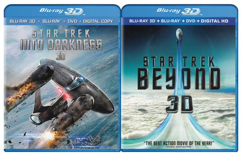 Star Trek Into Darkness 3D / Star Trek - Beyond 3D (Blu-ray 3D / Blu-ray / DVD / Digital) (Blu-ray) BLU-RAY Movie