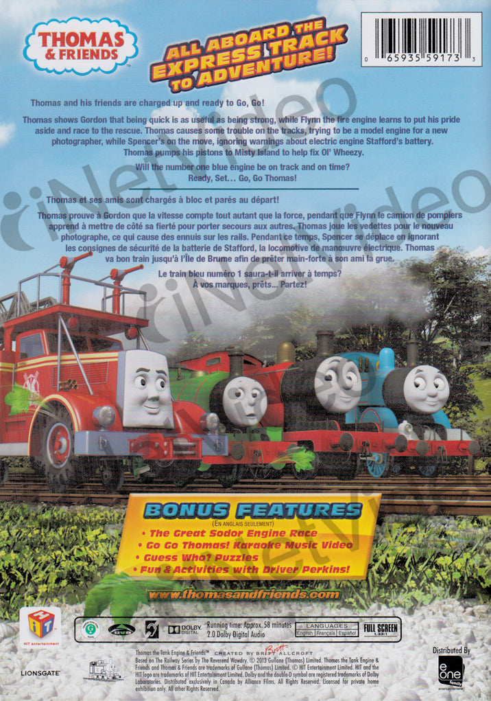 Thomas & Friends Go Go Thomas (Bilingual) on DVD Movie