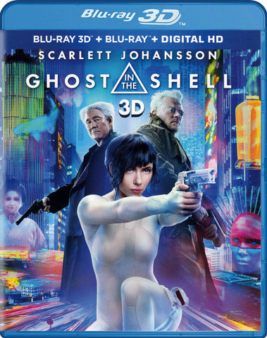 Ghost In The Shell (Blu-ray 3D + Blu-ray + Digital HD) (Blu-ray) BLU-RAY Movie 