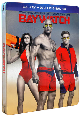 Baywatch (Steelbook) (Blu-ray + DVD + HD numérique) (Blu-ray) Film BLU-RAY