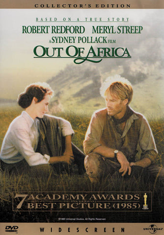 Out Of Africa (édition grand écran) avec film DVD