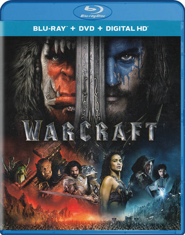 Warcraft (Blu-ray + DVD + Digital HD) (Blu-ray) BLU-RAY Movie 