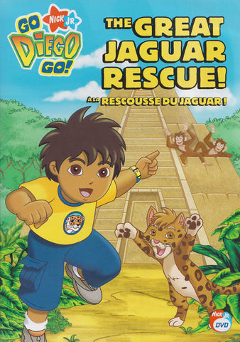 Go Diego Go! - The Great Jaguar Rescue (Bilingual) DVD Movie 