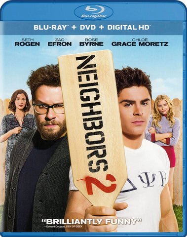 Neighbors 2: Sorority Rising (Blu-ray + DVD + Digital HD) (Blu-ray) BLU-RAY Movie 