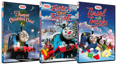 Thomas And Friends (Christmas Carol / Santa s Little Engine / Tinsel on the Tracks) (3-Pack)(Boxset) DVD Movie 