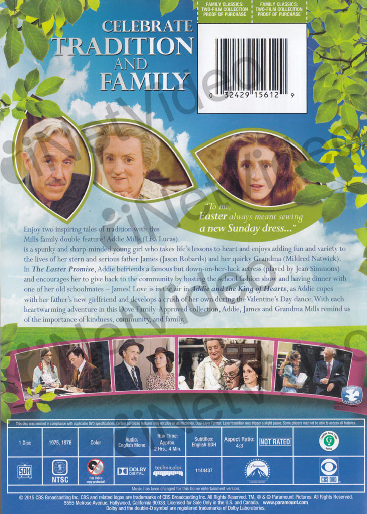 The Easter Promise / Addie And the King of Hearts (Family Classics) (2 ...