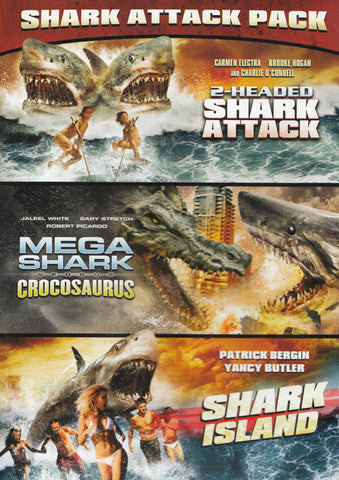 Attaque de requin à 2 têtes / Mega Shark contre Crocosaurus / Film DVD de Shark Island