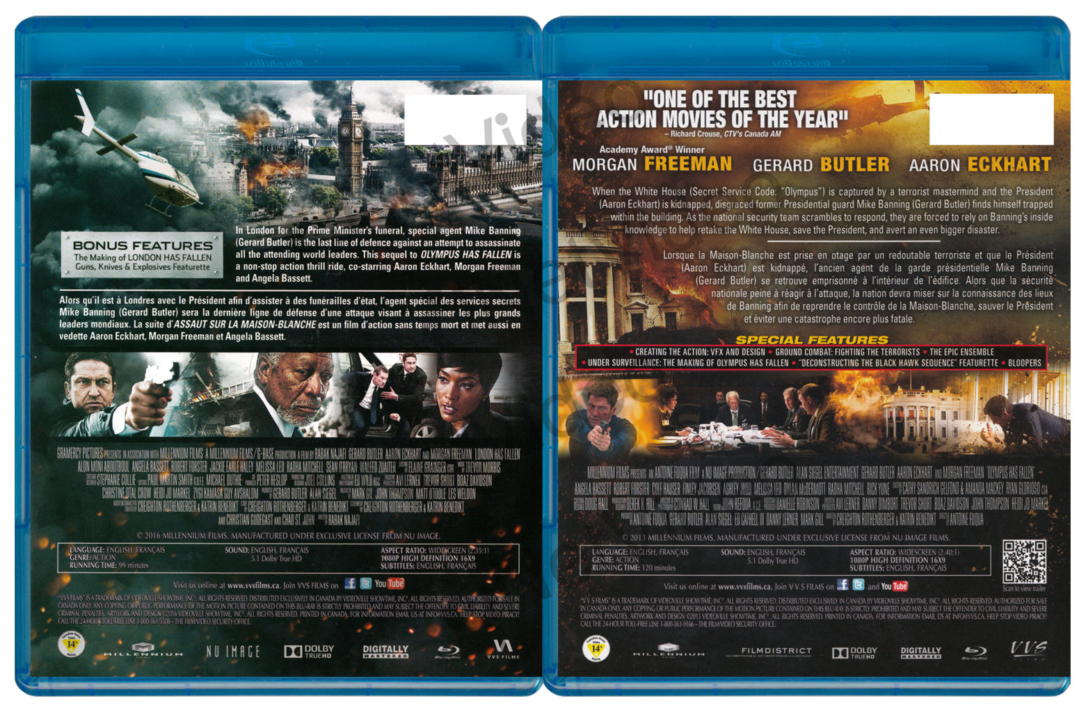 Olympus Has Fallen Blu Ray