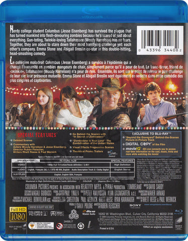 Zombieland (Blu-ray) (Bilingual) BLU-RAY Movie 