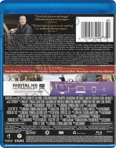 Black Sails : Season 3 (Blu-ray + Digital HD) (Blu-ray) (Bilingual) BLU-RAY Movie 