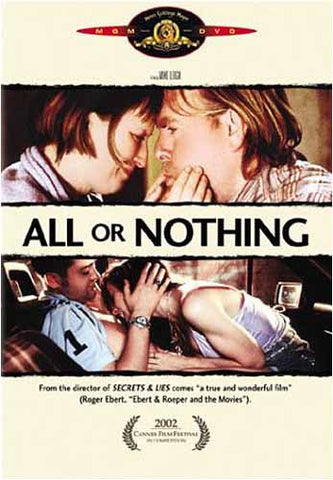 All or Nothing DVD Movie 