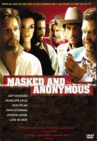 Film DVD masqué et anonyme