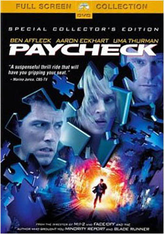 Paycheck - Special Collector s (Fullscreen Edition) DVD Movie 