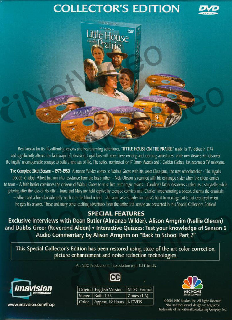 Little House on the Prairie The Complete Season 6 (Boxset) on DVD Movie