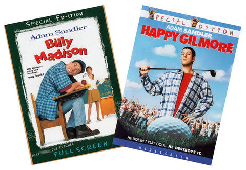Billy Madison/ Happy Gilmore (2 Pack) (Boxset) (Full Screen Edition) DVD Movie 