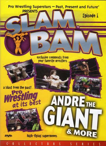 Slam Bam - Episode 1 - Pro Wrestling at its bestAndre the Giant and More (Collector 's series) DVD Movie 