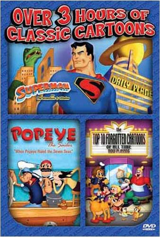Superman Vs Monsters / Popeye The Sailor / Top 10 Forgotten Cartoons DVD Movie