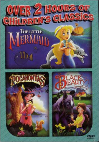 Petite Mermaid / Pocahontas / Black Beauty DVD Film