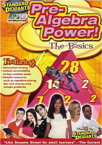 Standard Deviants - Pre-Algebra Power (Apprendre les bases de la pré-algèbre) DVD Movie
