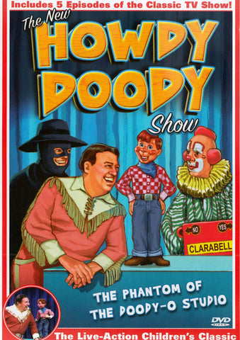 Le nouveau spectacle de Howdy Doody: le film DVD du fantôme du studio Doody-O