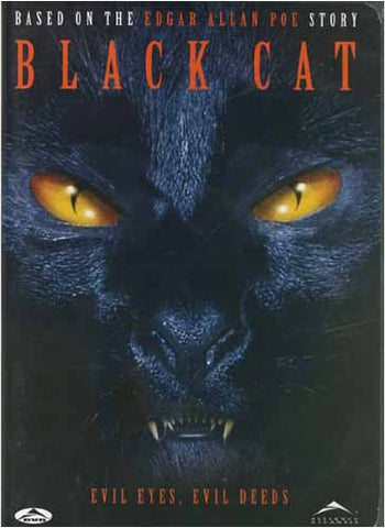 Film de chat noir de DVD