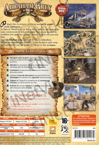 Abraham Grey - Pirate Patriot (French Version Only) (PC) PC Game 