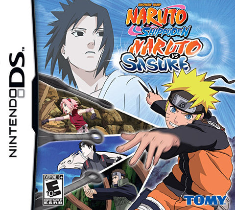 Naruto Shippuden - Naruto vs. Sasuke (Bilingual Cover) (DS) DS Game