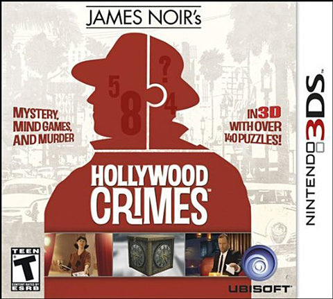 James Noir s - Hollywood Crimes (Bilingual Cover) (3DS) 3DS Game 