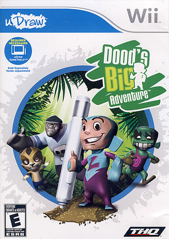 Udraw - Dood's Big Adventure (Game Only) (NINTENDO WII) NINTENDO WII Game 