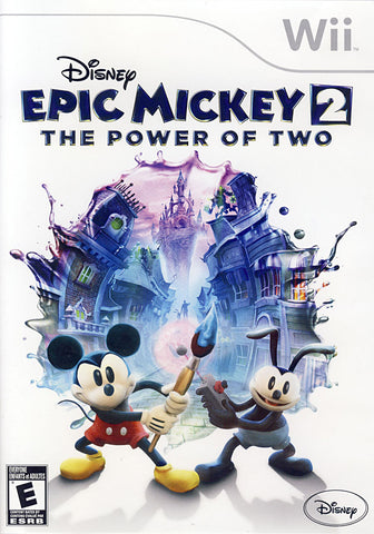Disney Epic Mickey 2 - The Power of Two (Bilingual Cover) (NINTENDO WII) NINTENDO WII Game 