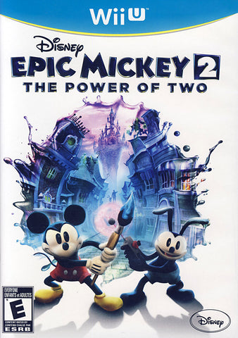 Disney Epic Mickey 2 - The Power of Two (Bilingual Cover) (NINTENDO WII U) NINTENDO WII U Game 