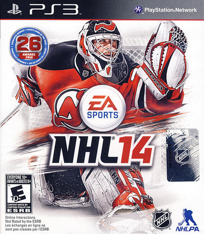 NHL 14 Bilingual Cover PLAYSTATION3 on PLAYSTATION3 Game