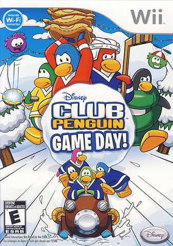 Club Penguin - Game Day! (Bilingual Cover) (NINTENDO WII) NINTENDO WII Game