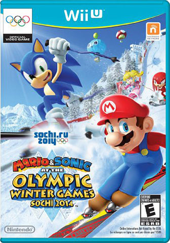 Mario and Sonic at the Sochi 2014 Olympic Winter Games (Trilingual Cover) (NINTENDO WII U) NINTENDO WII U Game