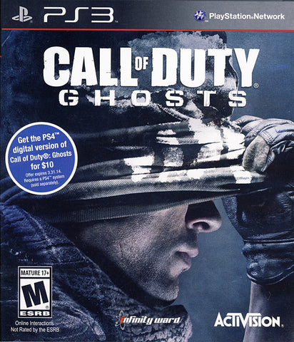 Call of Duty - Ghosts (Carte Bonus de chute gratuit incluse) (PLAYSTATION3) Jeu PLAYSTATION3