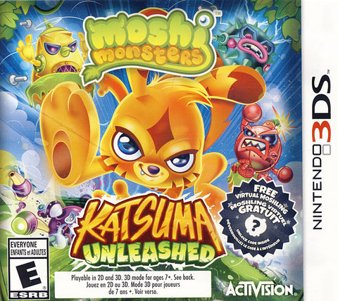 Moshi Monsters - Katsuma Unleased (Couverture bilingue) (3DS) Jeu 3DS