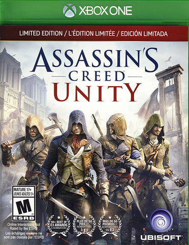 Assassin's Creed - Unity (Limited Edition) (Trilingual Cover) (XBOX ONE) XBOX ONE Game 
