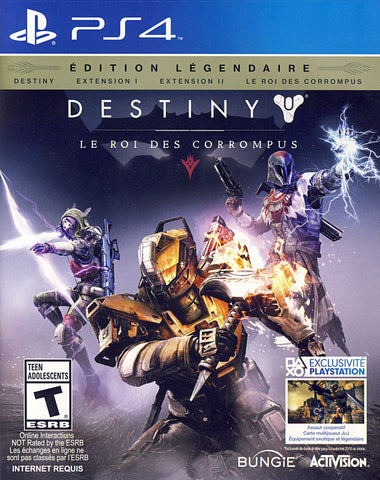 Destiny: The Taken King - Legendary Edition (French Version Only) (PLAYSTATION4) PLAYSTATION4 Game 