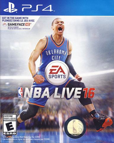 NBA Live 16 (Bilingual Cover) (PLAYSTATION4) PLAYSTATION4 Game 