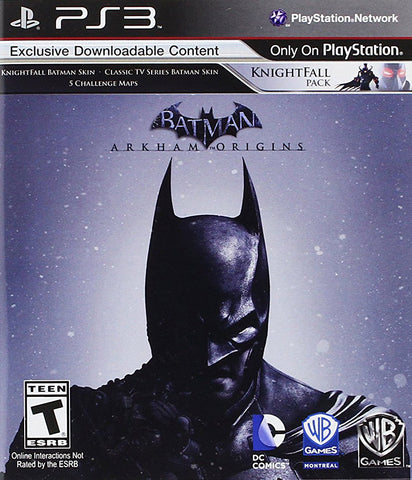 Batman Arkham Origins PLAYSTATION3 on PLAYSTATION3 Game