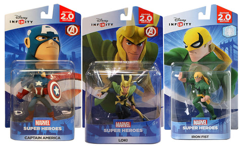 Disney Infinity 2.0 - Captain America / Loki / Iron Fist (3-Pack) (Toy) (TOYS) TOYS Game 