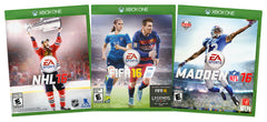 EA Sports Value Pack: NHL 16 / FIFA 16 / Madden NFL 16 (3-Pack) (Xbox One) (XBOX ONE)